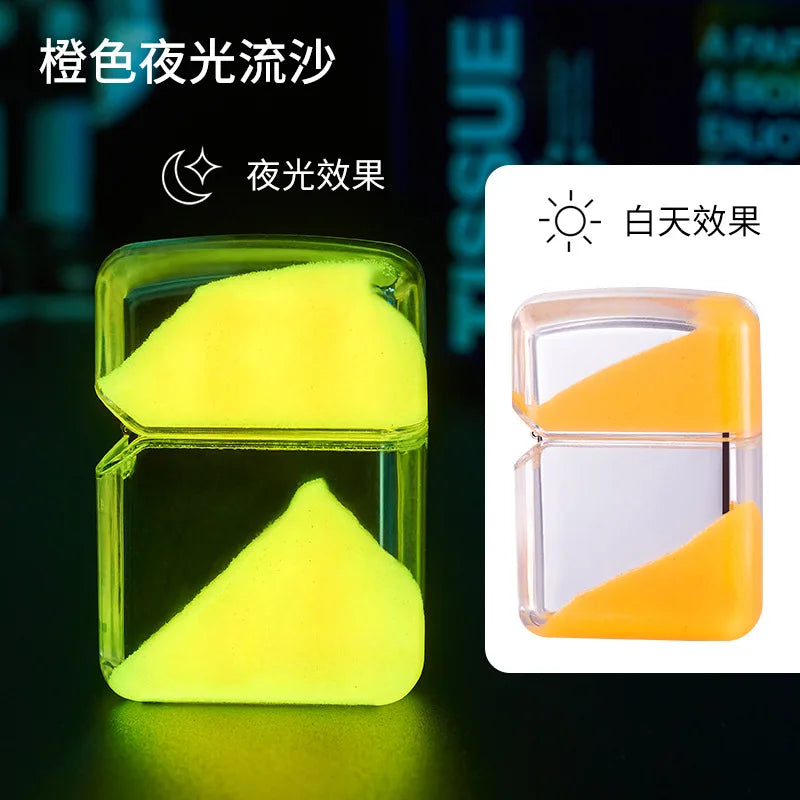 Cool Glowing Liquid Sand Lighter