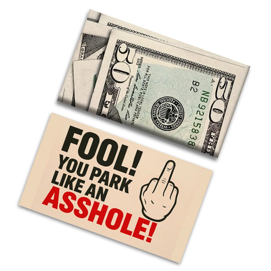 50 Pack Fake $50 Parking Prank Cards