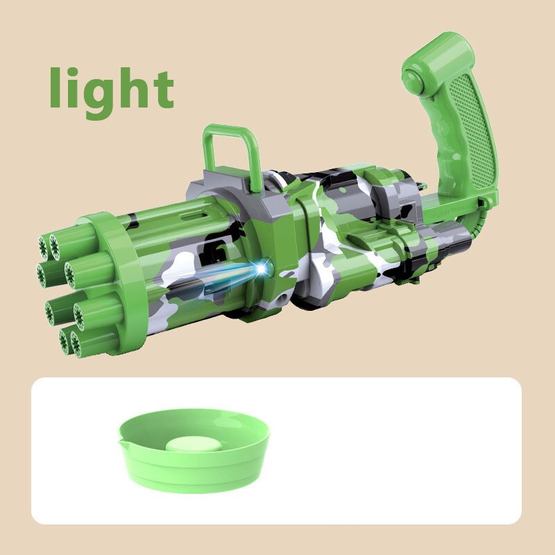 Kids Automatic Gatling Bubble Gun Toys