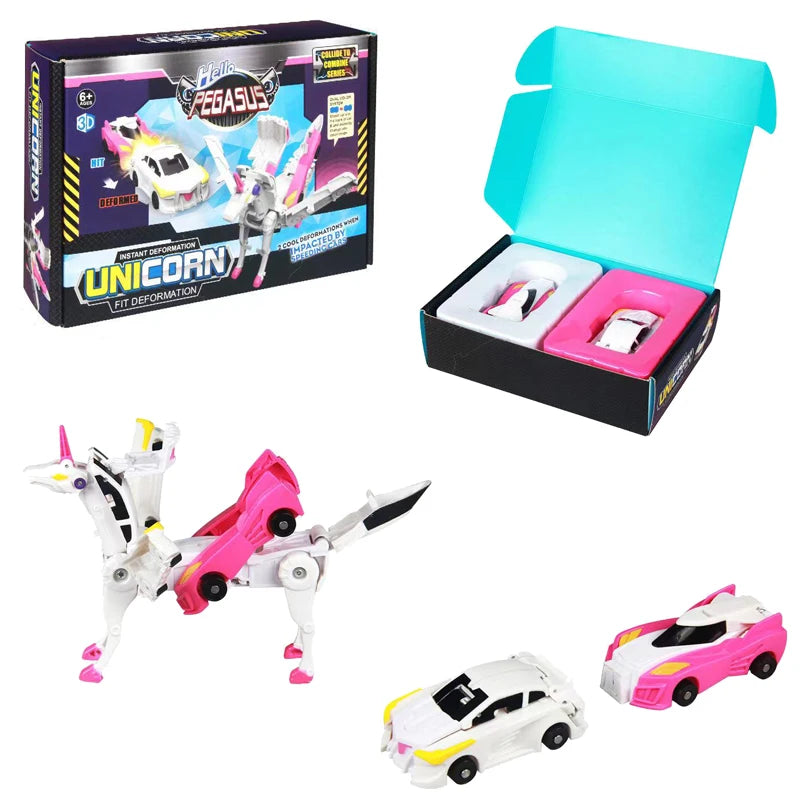 Transformation Transforming Action Figure Robot Vehicle Car Toy