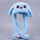 1PC Rabbit Hat Plush Can Moving Bunny Ears Hat For Kids