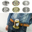 Belt Buckle Beer Holder