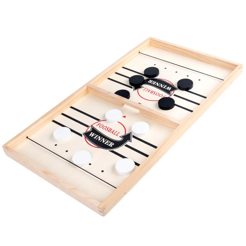 Table Hockey Paced Sling Puck Board Game