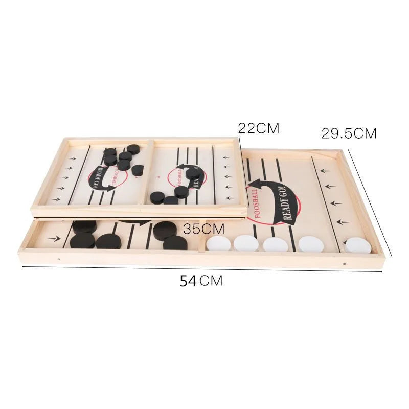 Table Hockey Paced Sling Puck Board Game