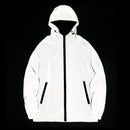 NEW Men's Hooded Full Reflective Jacket