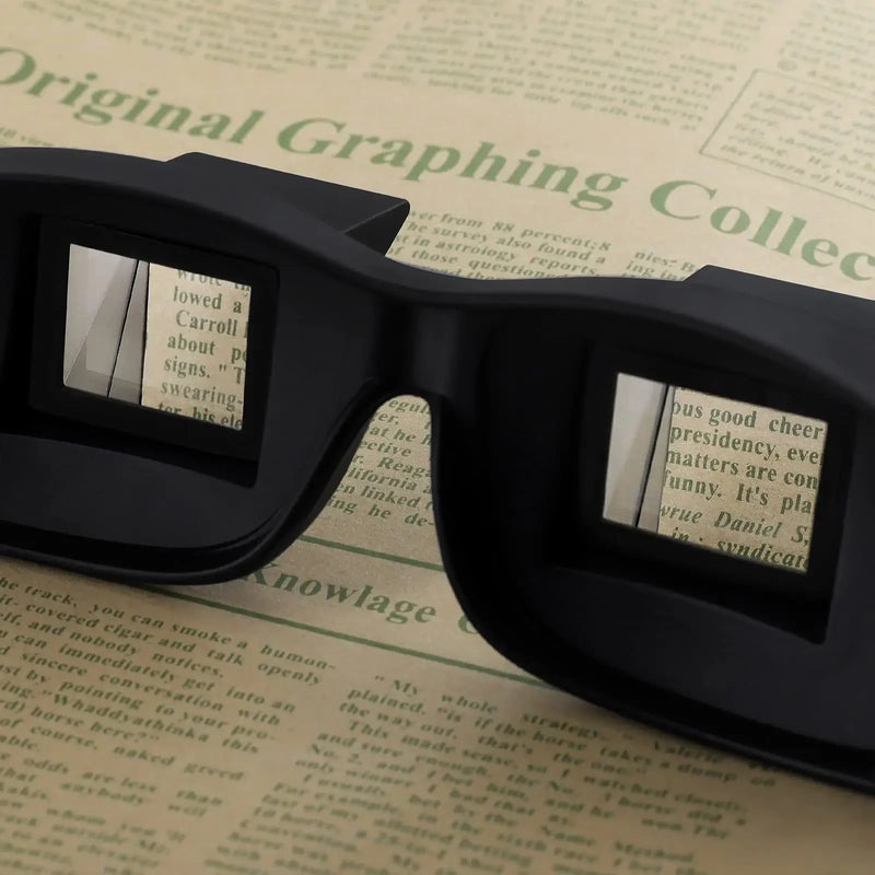 Lazy Reading Glasses Prismatic Periscope Horizontal Glasses