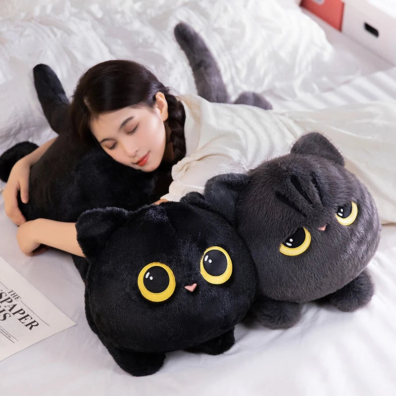 50/70/90cm Cute Black Cat Pillow