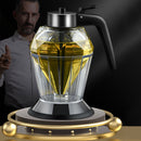 200ml Honey Dispenser Diamond Shaped Glass Oil Dispenser