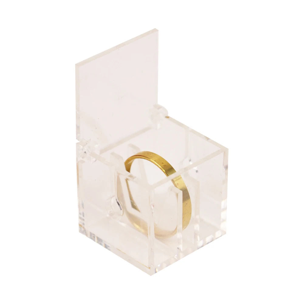 Sword Through Ring Sealed by a Box Close up Magic Toy