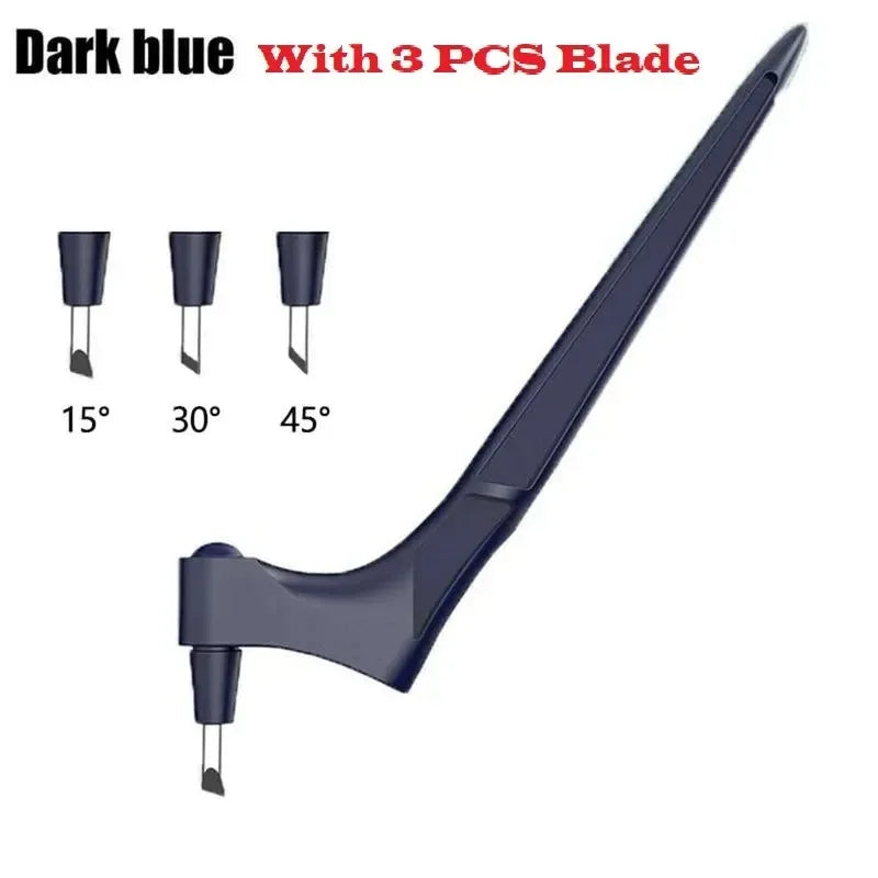 1Pc Craft Cutting Tools 3Pcs 360-Degree Rotating Carbon Steel Replacement Blade