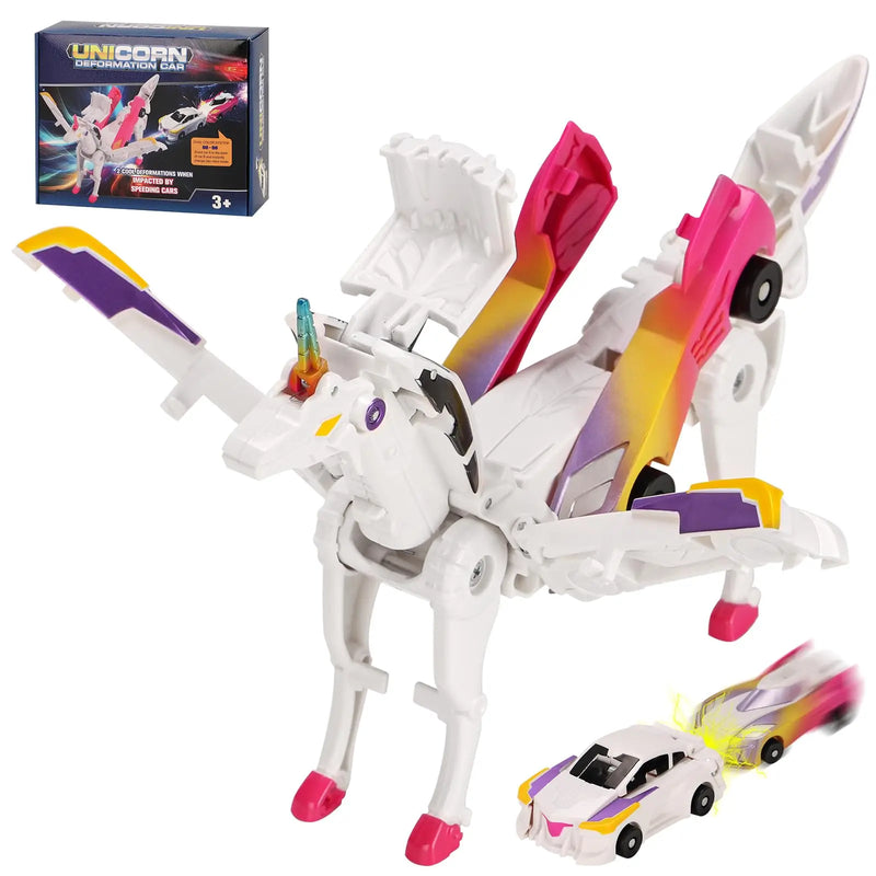 Transformation Transforming Action Figure Robot Vehicle Car Toy