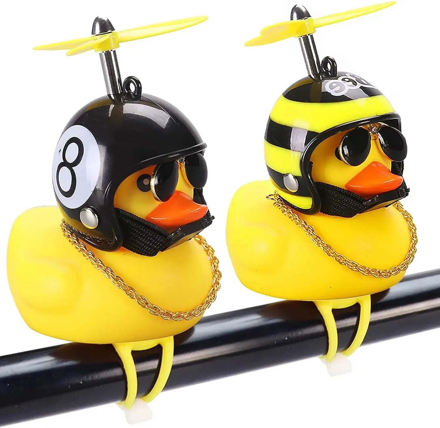 Bike Ornament Bicycle Horns Squeeze Rubber Duck