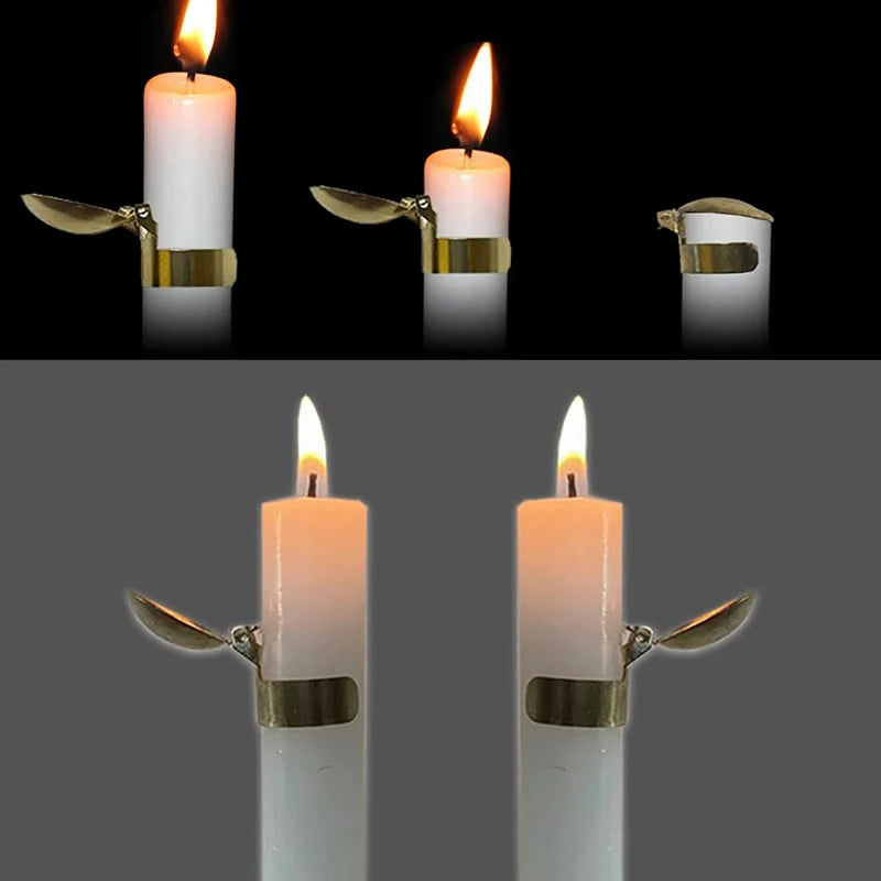 Automatic Candle Snuffer Fire Extinguisher Candle