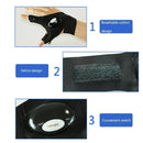 LED Flashlight Luminous Running Gloves