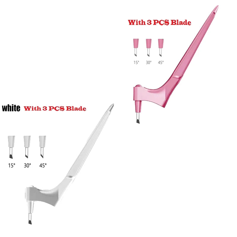 1Pc Craft Cutting Tools 3Pcs 360-Degree Rotating Carbon Steel Replacement Blade