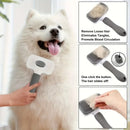 Easy-Clean Pet Grooming Brush