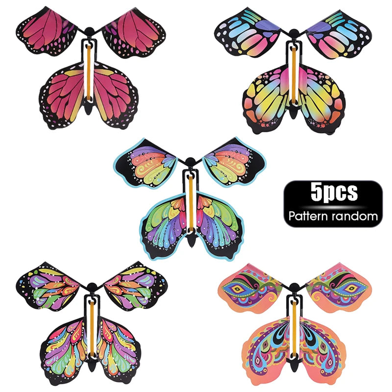 Magic Flying Butterflies Wind Up Toy