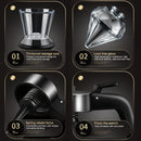 200ml Honey Dispenser Diamond Shaped Glass Oil Dispenser