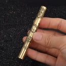 Panlong Stick Cylindrical Carving Surround Brass Portable Creative Kerosene Lighter
