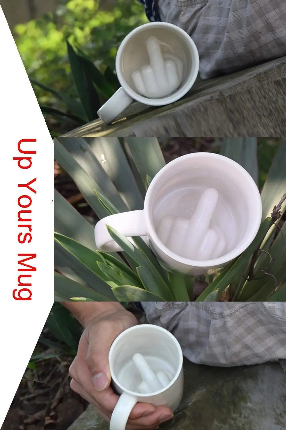 Middle Finger Cup Ceramic Mug