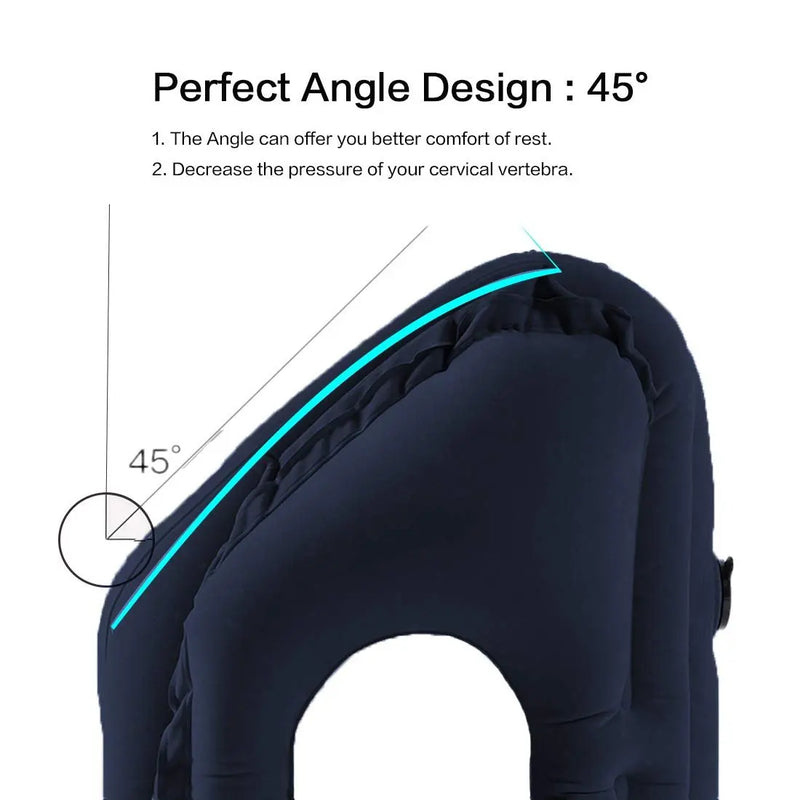 PVC Inflatable Travel Pillow