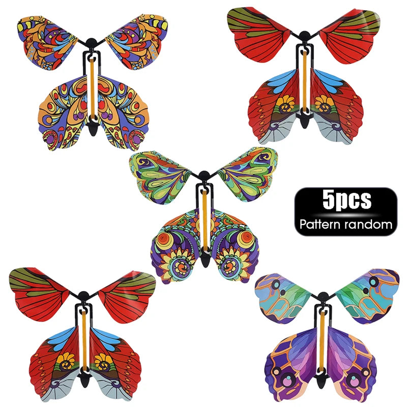 Magic Flying Butterflies Wind Up Toy