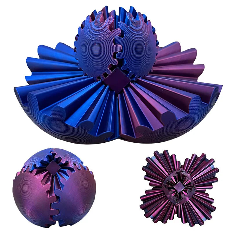 Gear Ball 3D Printed Spin Ball