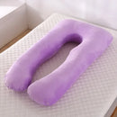 U Shaped Soft Fleece Pregnant Pillow