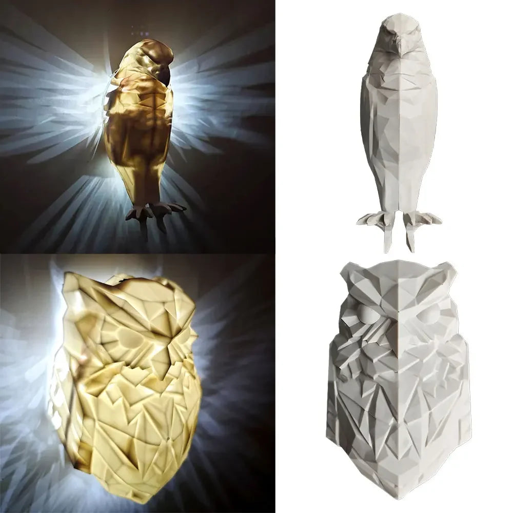 Wall Lamp Owl Eagle Shape Projector