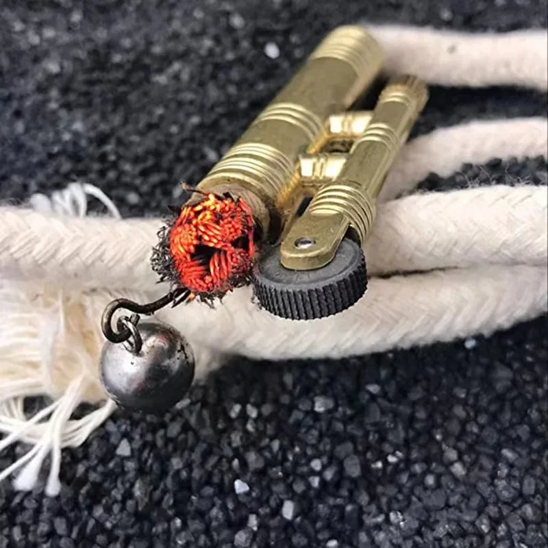 Portable Metal Windproof Kerosene Match Rope Lighter