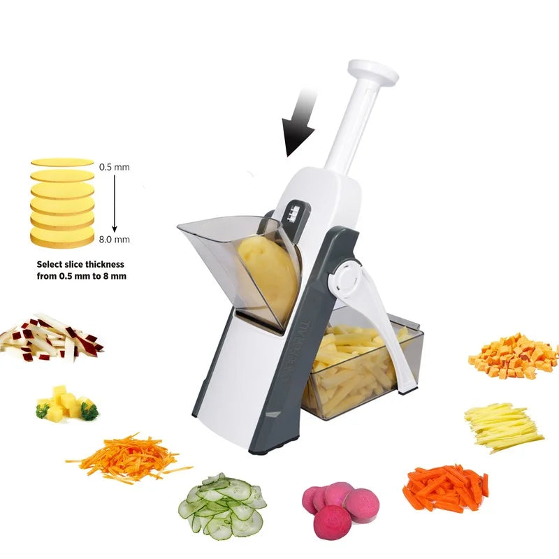 Multifunction Vegetable Cutter Safe Mandoline Kitchen Slicer