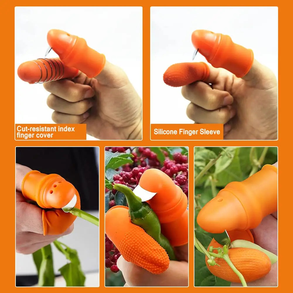 Gardening Silicone Thumb Knife Harvesting Tool