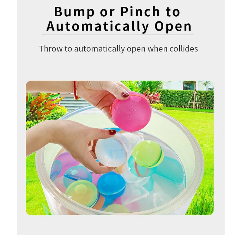 Reusable Water Balloons Magnetic Quick