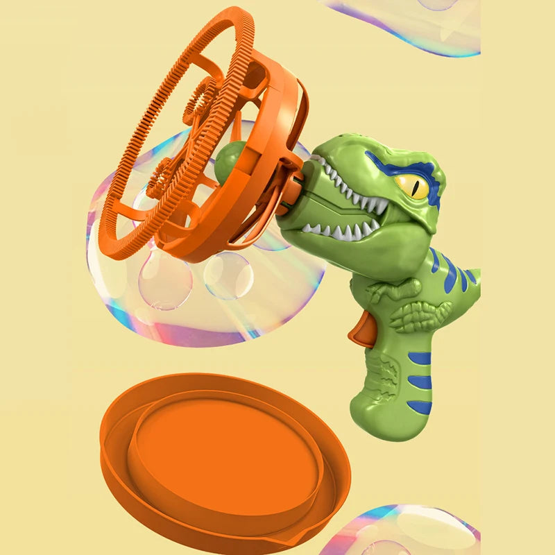 Dinosaur Bubble Gun Machine Toys