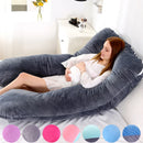U Shaped Soft Fleece Pregnant Pillow