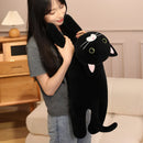30/50/70cm Lying Posture Cat Plush Throw Pillow