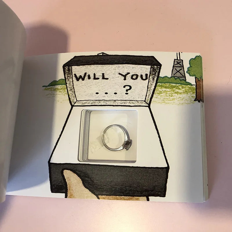 The Marriage Ring Carton Flippist Flipbook,magic