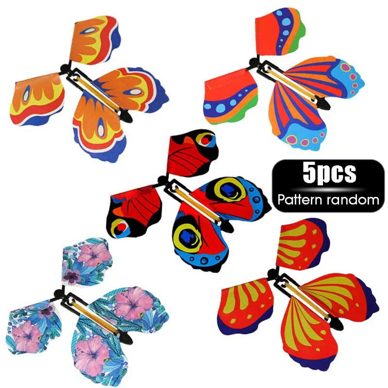 Magic Flying Butterflies Wind Up Toy