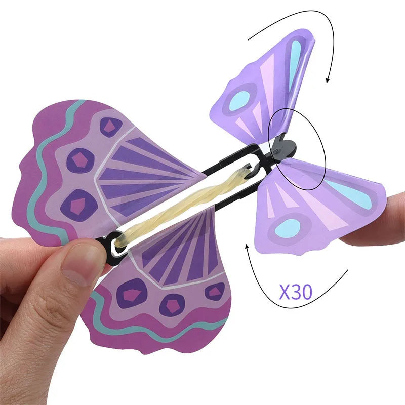 Magic Flying Butterfly with Card Simulation Toy