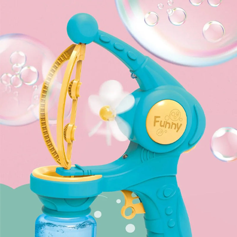 Blowing Bubbles Automatic Bubble Gun