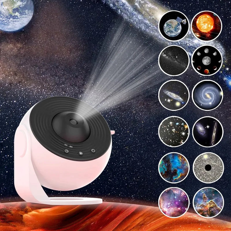 LED Night Light Galaxy Starry Sky Projector