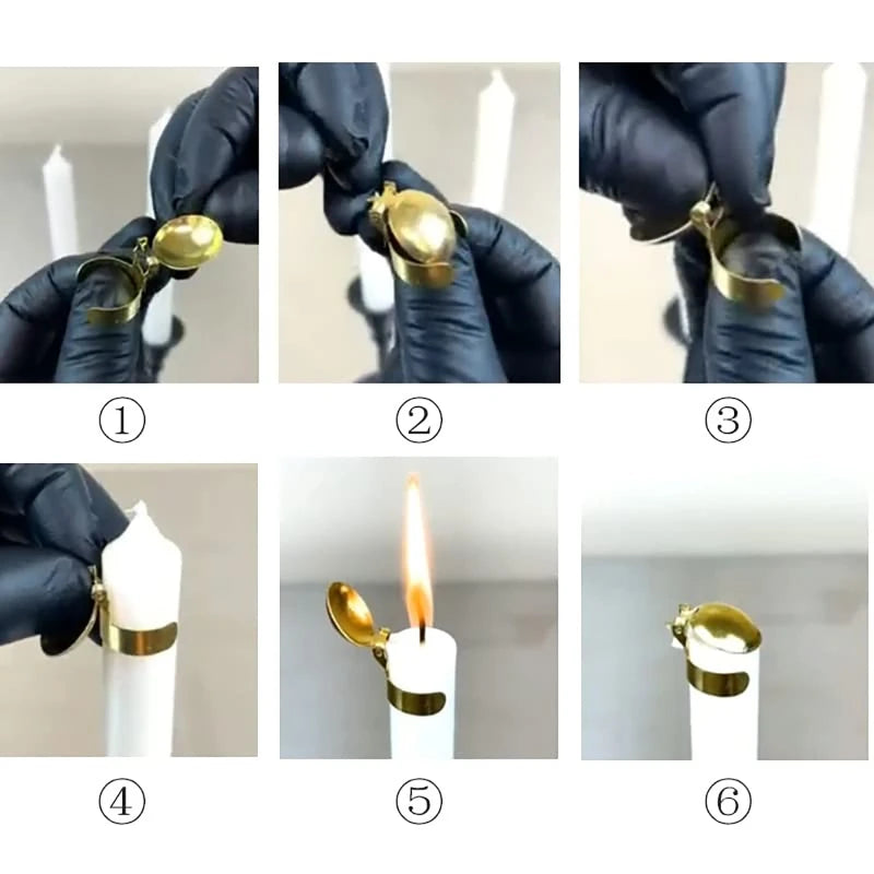 Automatic Candle Snuffer Fire Extinguisher Candle