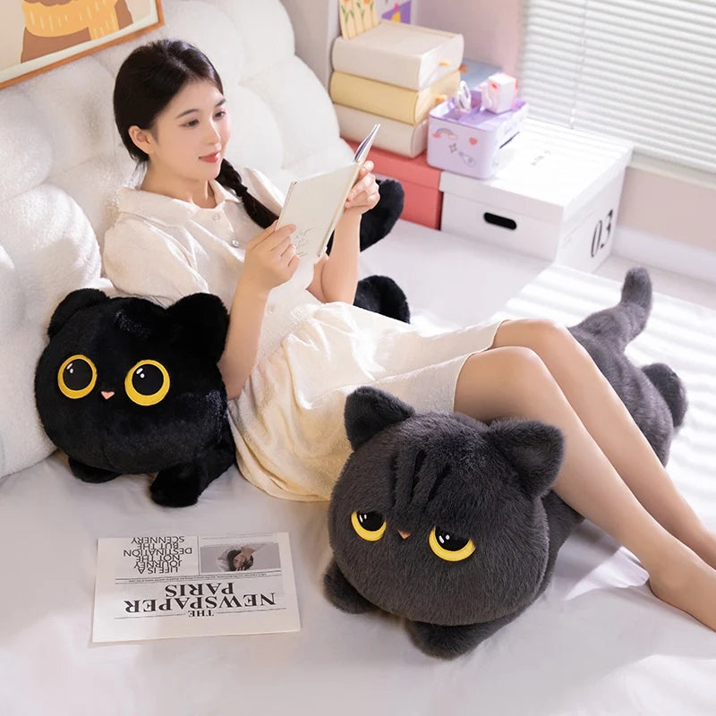 50/70/90cm Cute Black Cat Pillow