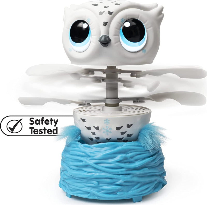 Owleez Flying Baby Owl Interactive Toys for Kids with Lights & Sounds