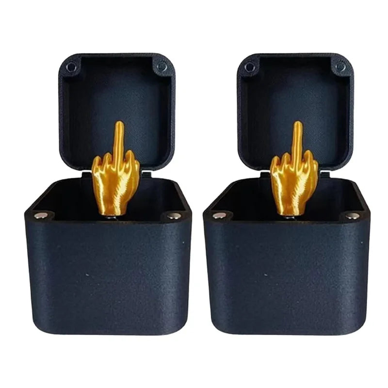 Middle Finger In A Box Funny Surprise Gift Box