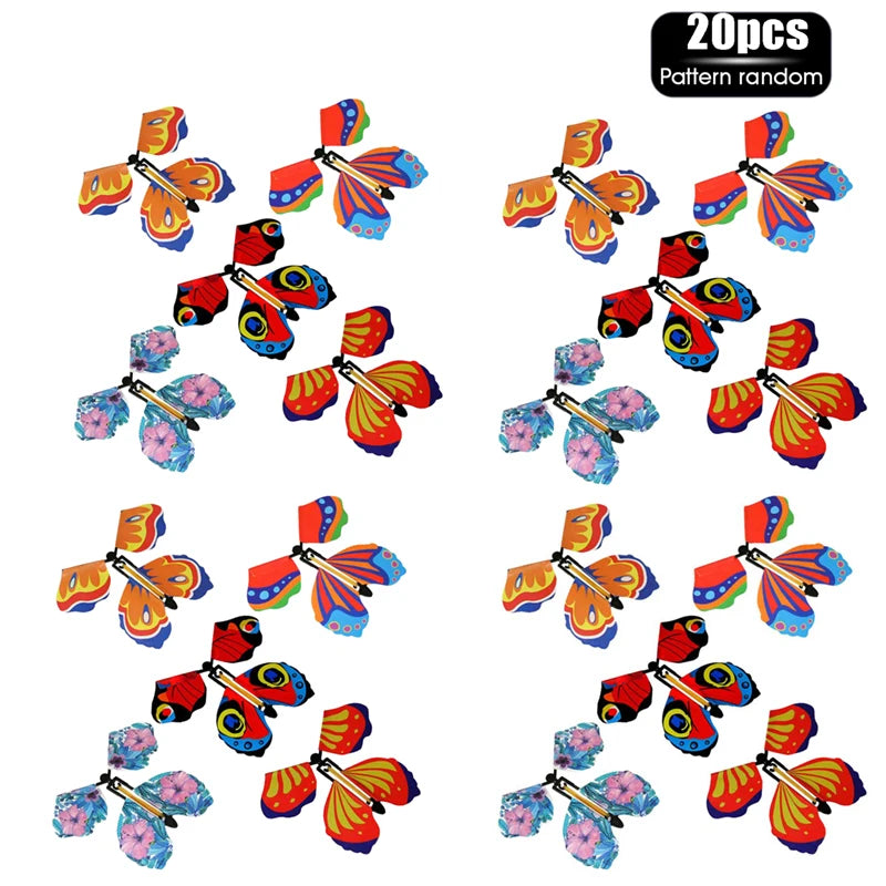 Magic Flying Butterflies Wind Up Toy