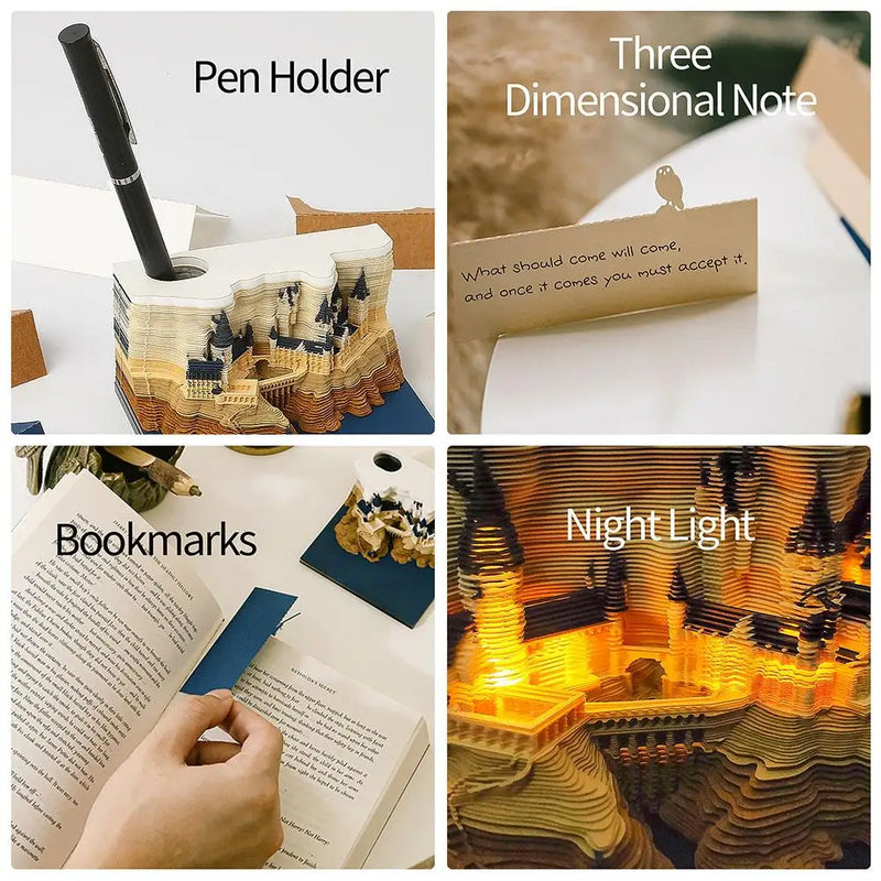 Magic Castle 3D Notepad