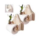 Creative Frog Riding Bicycle Toilet Paper Holder