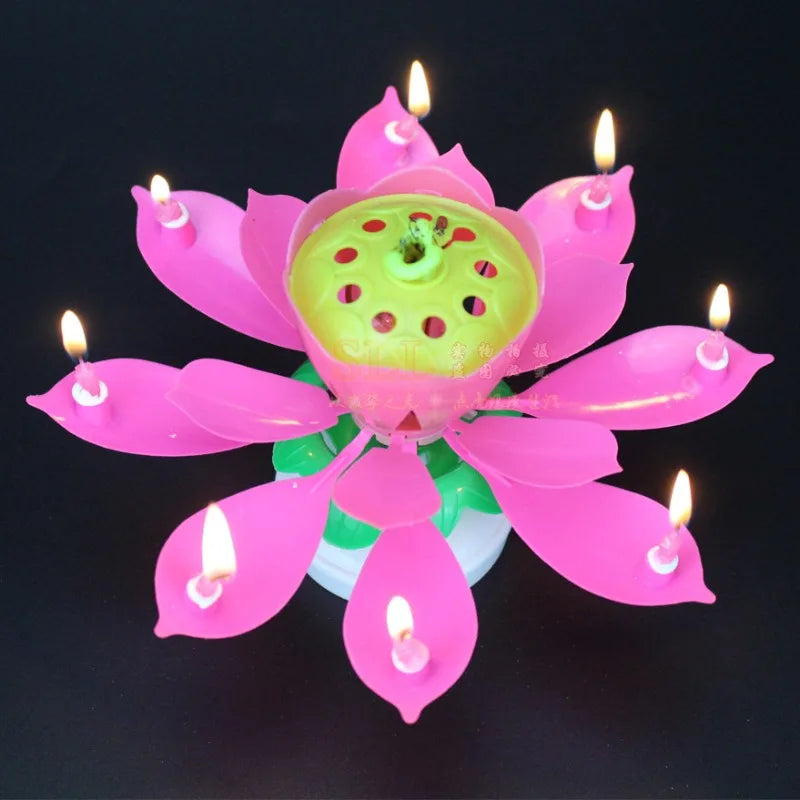 New Rotating Music Candle