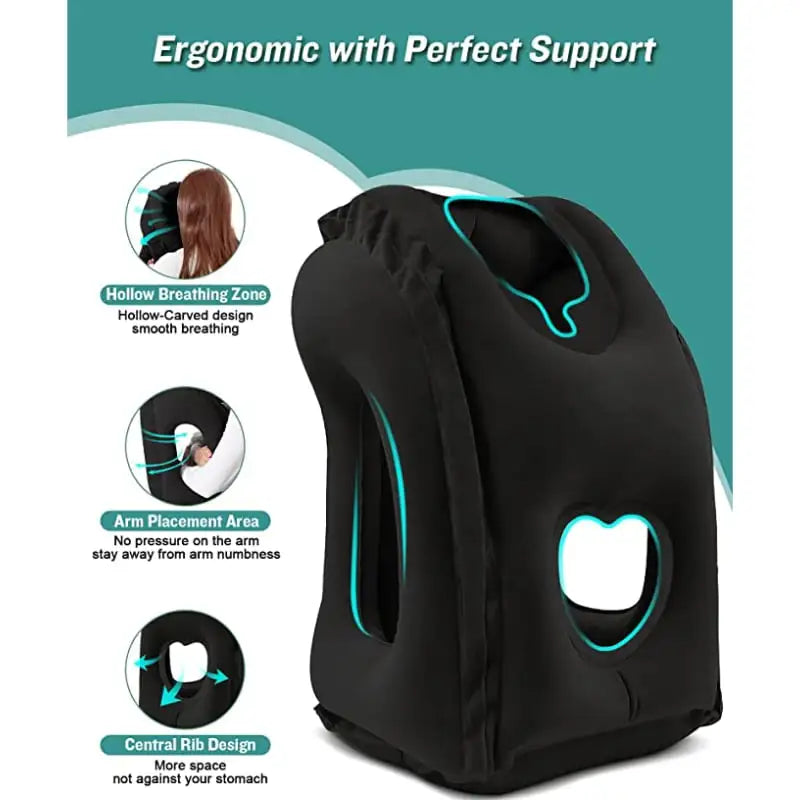 PVC Inflatable Travel Pillow